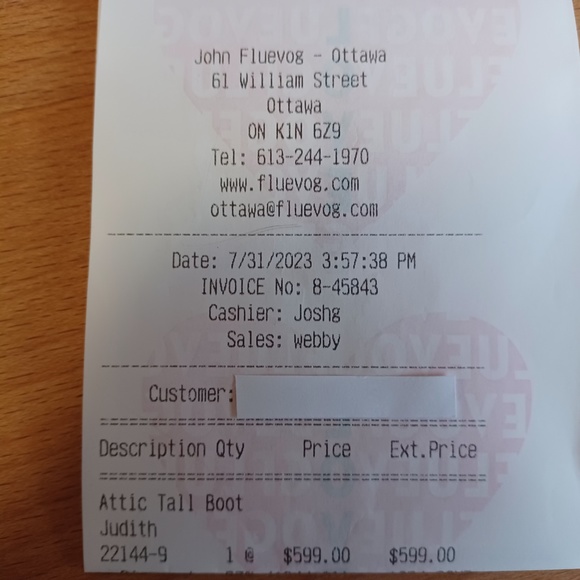 John Fluevog Judith Tall Boot - Picture 6 of 9